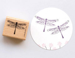 Stempel Libelle Perlenfischer
