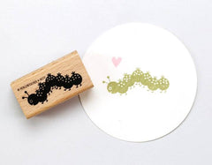 Stempel Raupe Perlenfischer