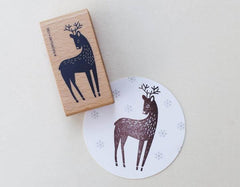 Stempel Reh Perlenfischer