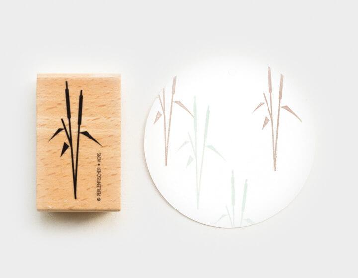 Stempel Schilf Perlenfischer