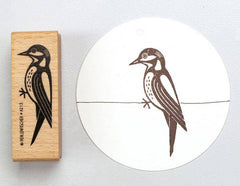 Stempel Specht Perlenfischer
