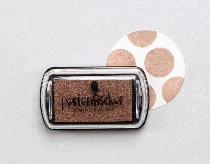 Stempelkissen rose gold mini Perlenfischer