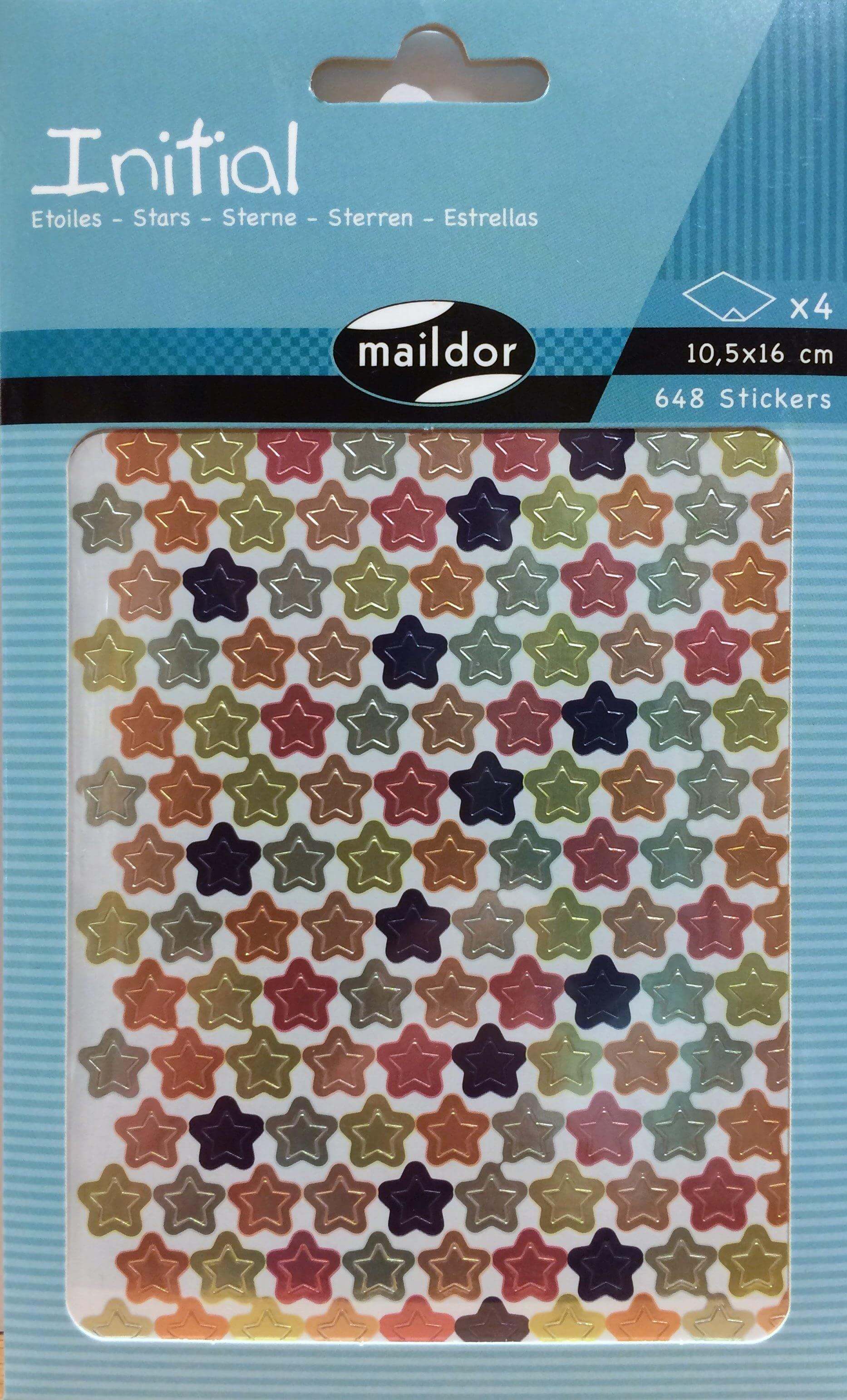 Sticker Initial Sterne Exaclair