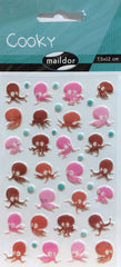 Sticker Oktopus rosa Exaclair