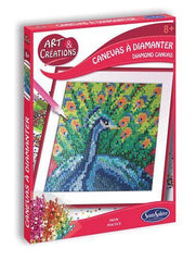 Strassstein-Bild - Pfau Carletto