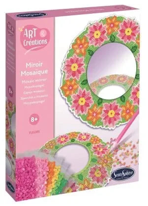 Strassstein-Spiegel Bastelset Blumen - 32450 Carletto