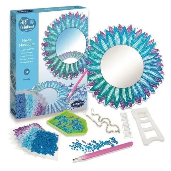 Strassstein-Spiegel Blumen Bastelset - 32440 Carletto