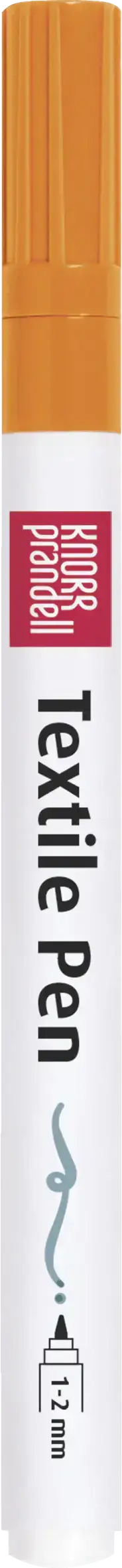 Textilstift einzeln dünn - orange Baiers