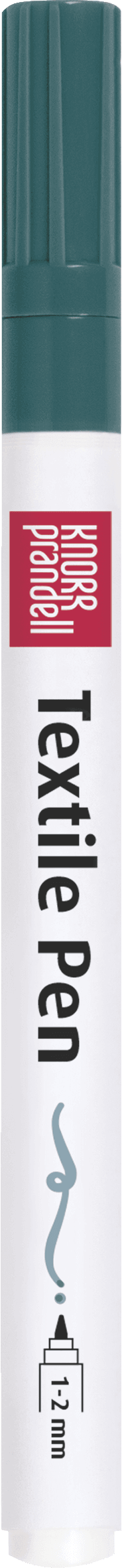 Textilstift einzeln dünn - petrol Baiers