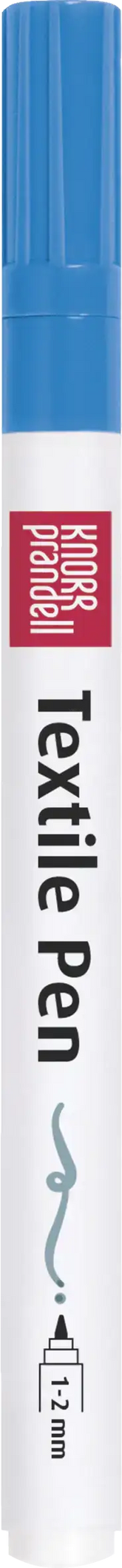 Textilstift einzeln dünn - türkis Baiers