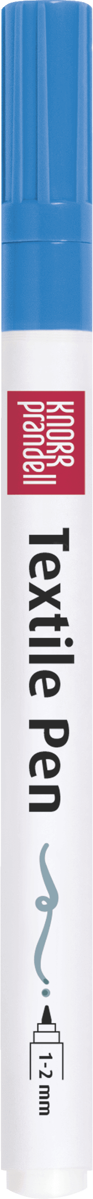 Textilstift einzeln dünn - türkis Baiers