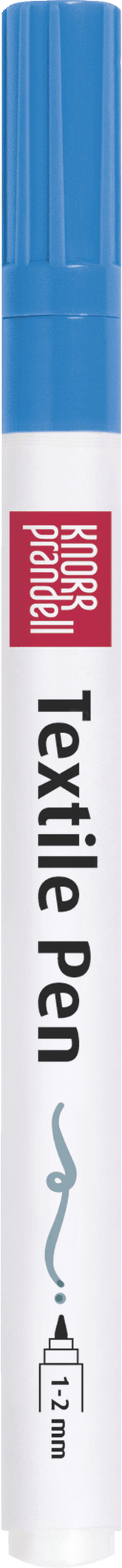 Textilstift einzeln dünn - türkis Baiers