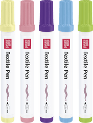 Textilstifte Basic dick - pastell Baiers