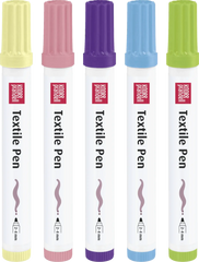 Textilstifte Basic dick - pastell Baiers
