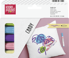 Textilstifte Basic dick - pastell Baiers