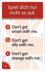 That´s the yellow from the egg - Ein Quizspiel mit 75 denglischen Redewendungen Moses