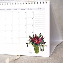 Tischkalender - Blumensträuße 2026 - 91421678 Leo la Douce Atelier