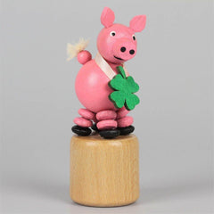 Wackeltier Glücksschwein Drechsel