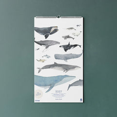 Familienkalender 2027 Wale und Delfine