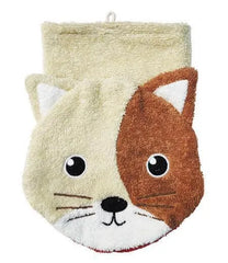 Waschhandschuh groß - Katze Karoline Fürnis