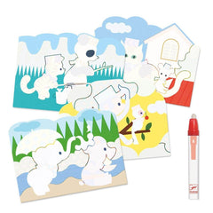 Wassermalen - Draußen versteckt Djeco