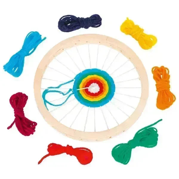 Webrahmen 7 Farben Wolle - 58783 Goki