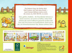 Wenn sieben kleine Gartenhasen zu Käfern und Radieschen rasen - Pappbilderbuch - 9783751206471 Oetinger Verlag
