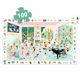 Wimmelpuzzle Tanzschule Ballett 100 Teile - DJ07514 Djeco