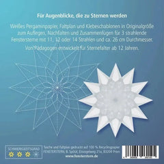 Wundervolle Fenstersterne weiß 45 Zuschnitte - 010 Spötzl