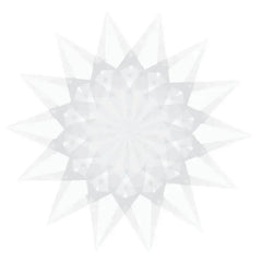 Wundervolle Fenstersterne weiß 45 Zuschnitte - 010 Spötzl