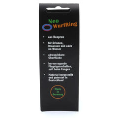 Wurfring Neopren neonrot und neongrün - 20119-01 Crazy Three