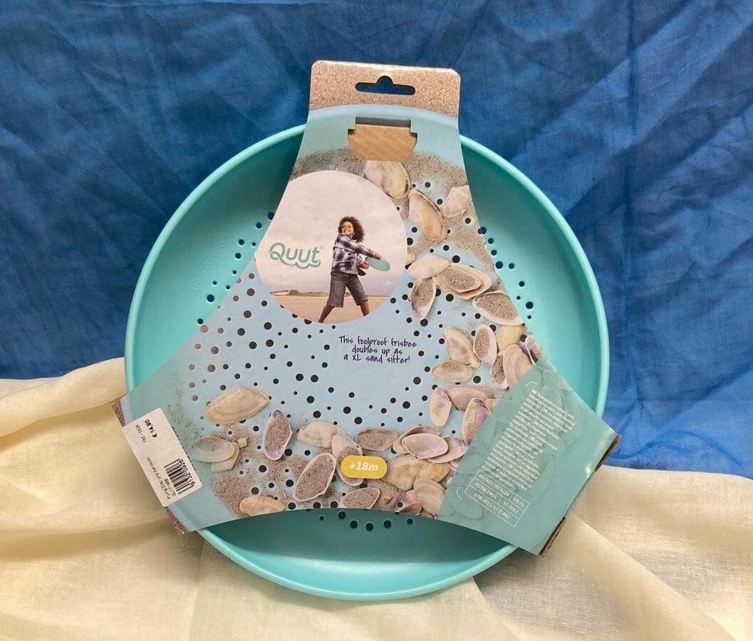 Wurfscheibe und Sandsieb Manchild Quut