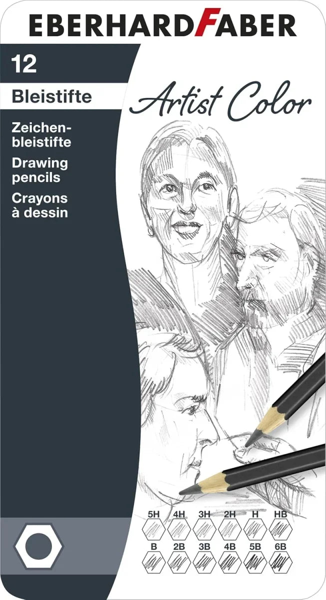 Zeichenbleistifte 12 Stück Artist Color - 516913 Eberhard Faber