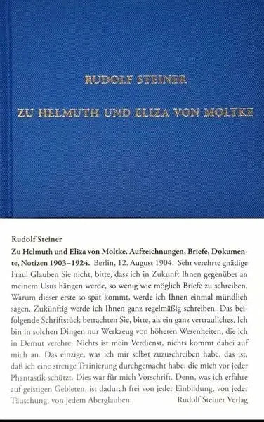 Zu Helmuth und Eliza von Moltke - 9783727404900 Rudolf Steiner Verlag