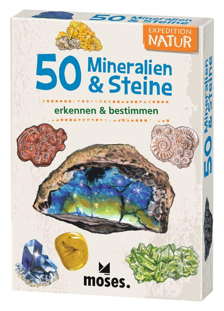 50 Mineralien und Steine - 4033477098245 kunstundspiel 