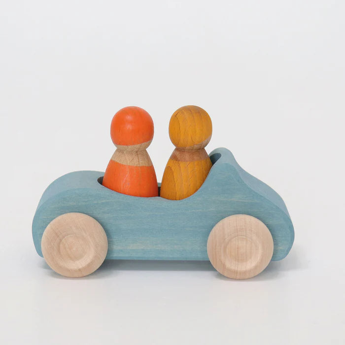 Auto Cabrio groß blau