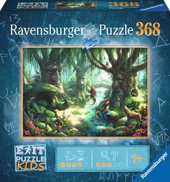 Puzzle 368 Teile - Exit Kids - Magischer Wald - Puzzle mit Exit Spiel Elementen
