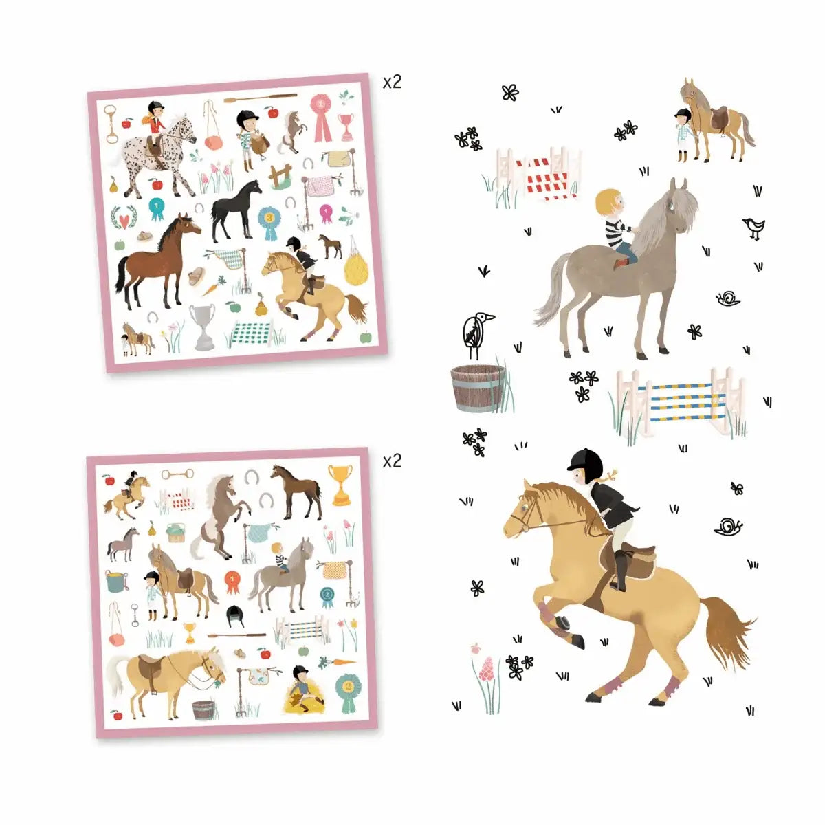 160-sticker-pferde-kunstundspiel-37909 - kunstundspiel 