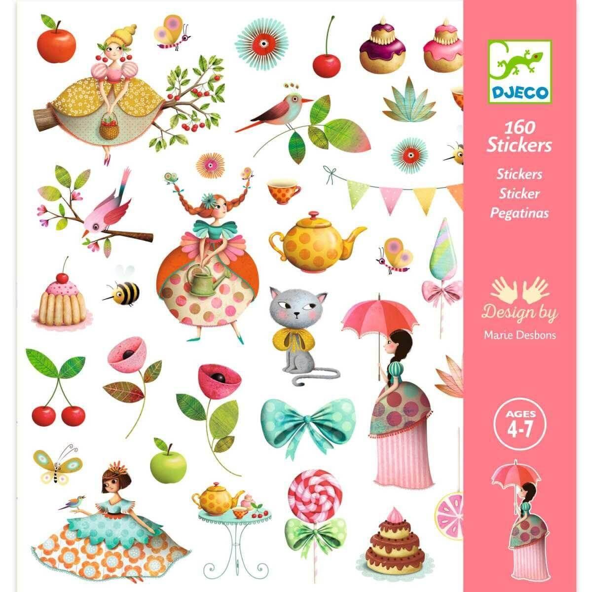 160 Sticker Tee der Prinzessin - 08884 Djeco