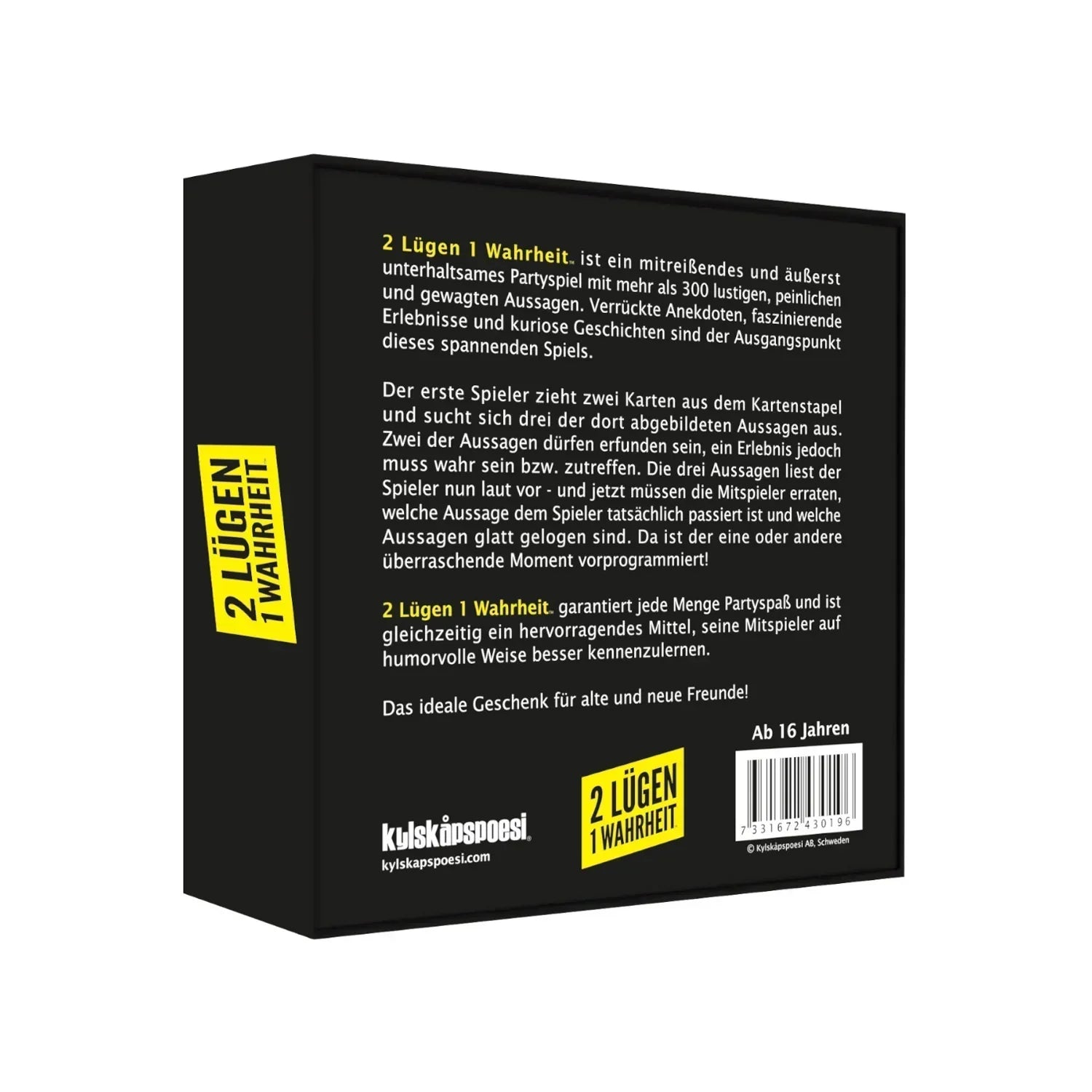 2 Lügen 1 Wahrheit - Was stimmt, was ist gelogen? - Kylskapspoesi