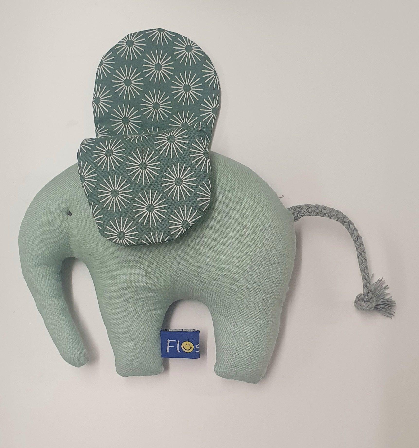 Greifling kleiner Elefant mit Raschelohren - grün - 46MU11 (grün) kunstundspiel 