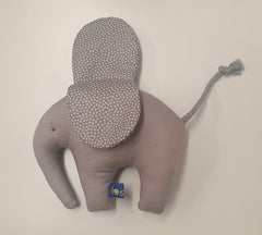 Greifling kleiner Elefant mit Raschelohren - grau - 46MU11 (grau) kunstundspiel 