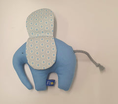 Greifling kleiner Elefant mit Raschelohren - hellblau - 46MU11 (hellblau) kunstundspiel 