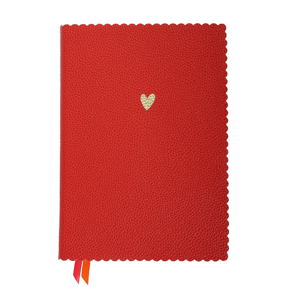 MAJOIE Notizbuch A5 Herz rot