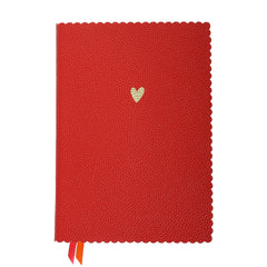 MAJOIE Notizbuch A5 Herz rot