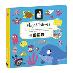 Magnetisches Meeresabenteuer-Spielzeug für Kinder 3-8 Jahre mit 30 Magneten, nachhaltig & bunt gestaltet