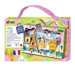 3D Bastelset Paris – Mini-Stadt aus Holz - Carletto