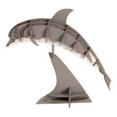 3D Delfin Papiermodell Fridolin