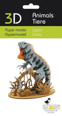3D Echse Papiermodell - 4031172117445 Fridolin