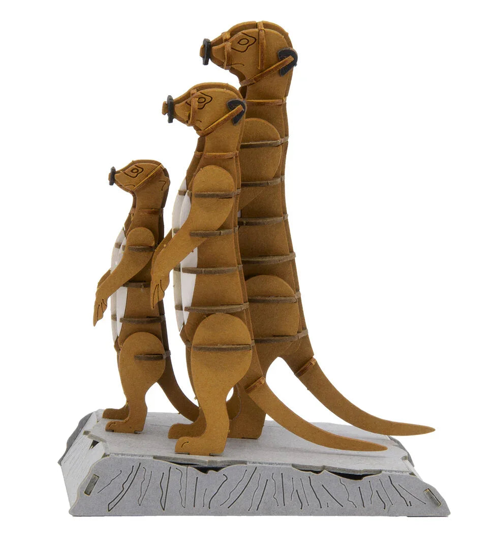 3D Erdmännchen Papiermodell - Fridolin